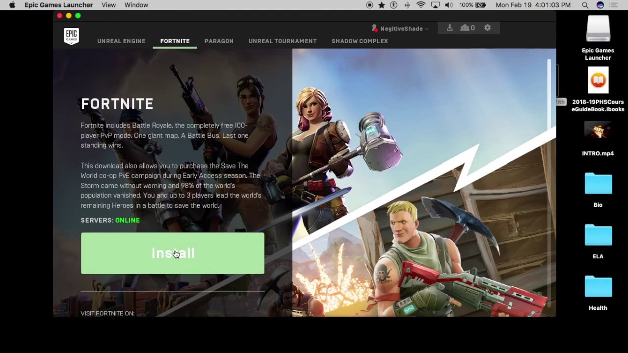 Play fortnite online, free mac